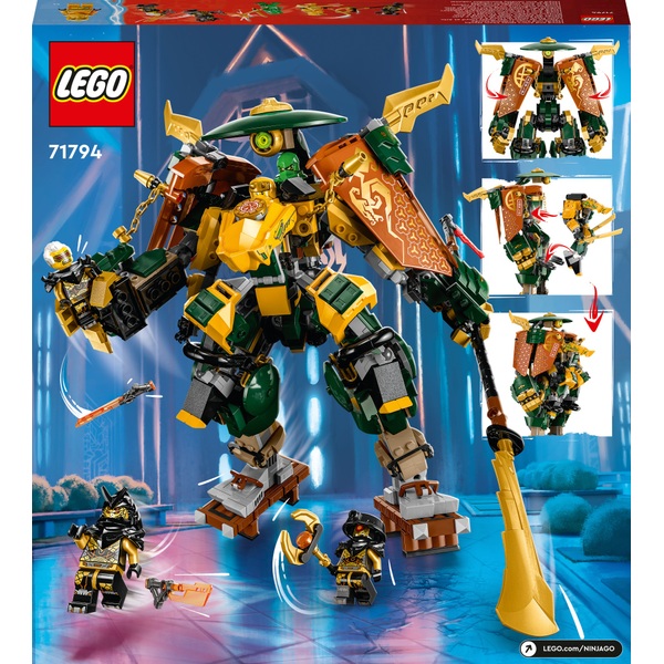 LEGO Ninjago 71794 L'Équipe de Robots des Ninjas Lloyd et Arin