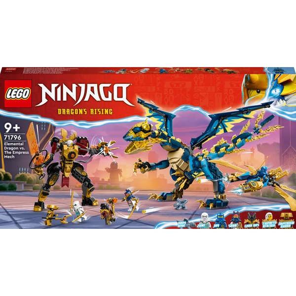 LEGO NINJAGO 71796 Elemental Dragon vs. The Empress Mech Building