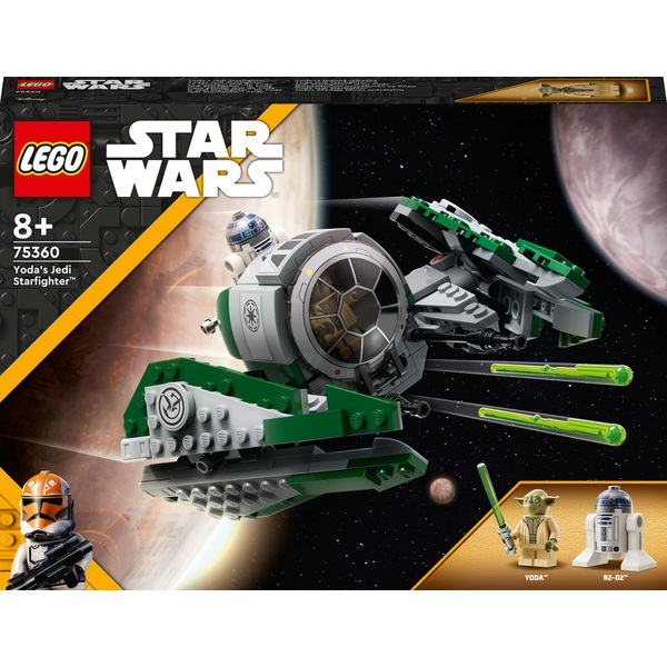 LEGO Star Wars 75360 Yoda's Jedi Starfighter Set with R2-D2