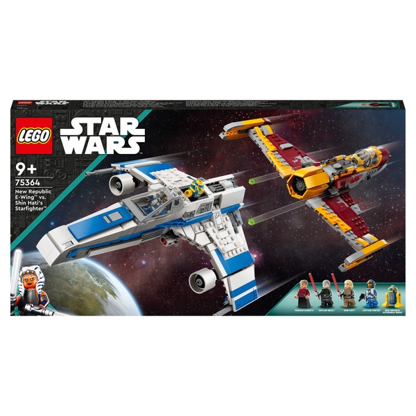LEGO Star Wars Le chasseur Fang mandalorien contre l'Intercepteur