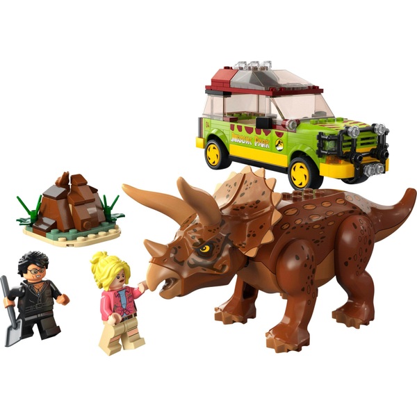 Lego Jurassic Park 76959 Triceratops Research Jurassic World Set With Car Toy Smyths Toys Uk 9922