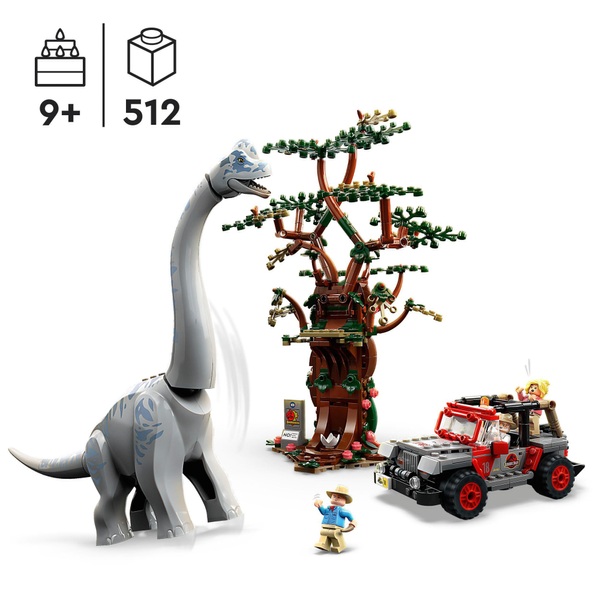 LEGO Jurassic Park 76960 Brachiosaurus Discovery Dino Jurassic World ...