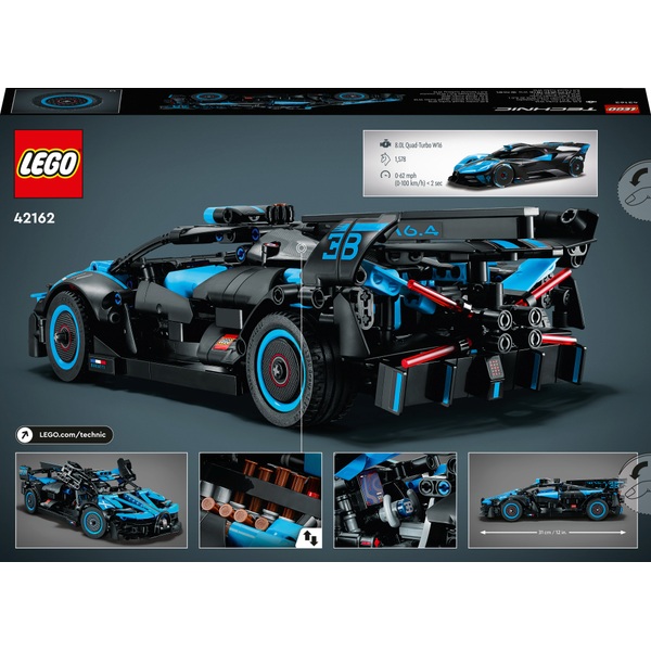 LEGO Technic 42162 Bugatti Bolide Agile Blue Car Model Set