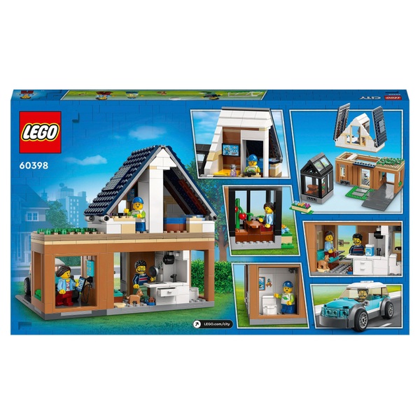 LEGO City 60398 La Maison Familiale et la Voiture Electrique