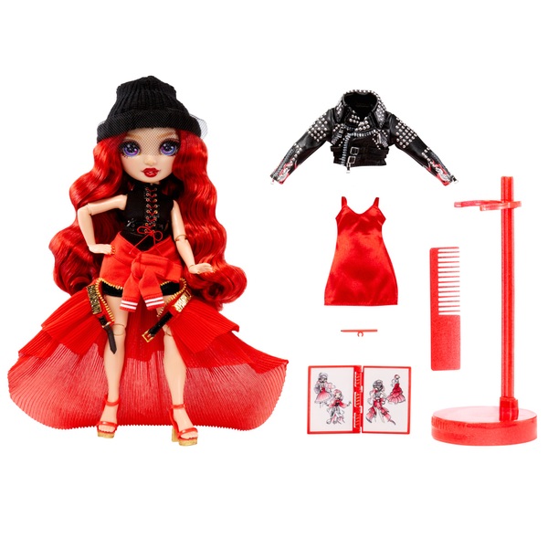 Rainbow High Fantastic Ruby Anderson Red Doll Fashion Playset