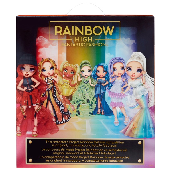 Rainbow High Fantastic Fashion Poppy Rowan 11 Fashion Doll w/ Playset