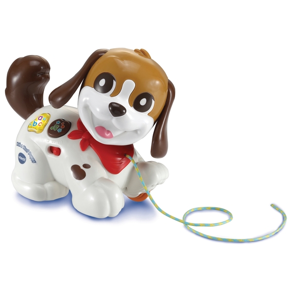 V-Tech Pull Toy Puppy Kids Toddler Toys Pull Along Learning Toy