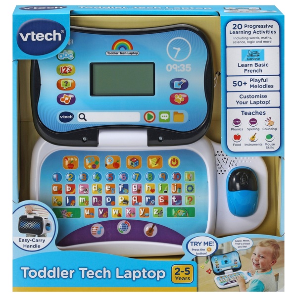 Vtech Challenger Blue Preschool Educational Toy Learning Laptop
