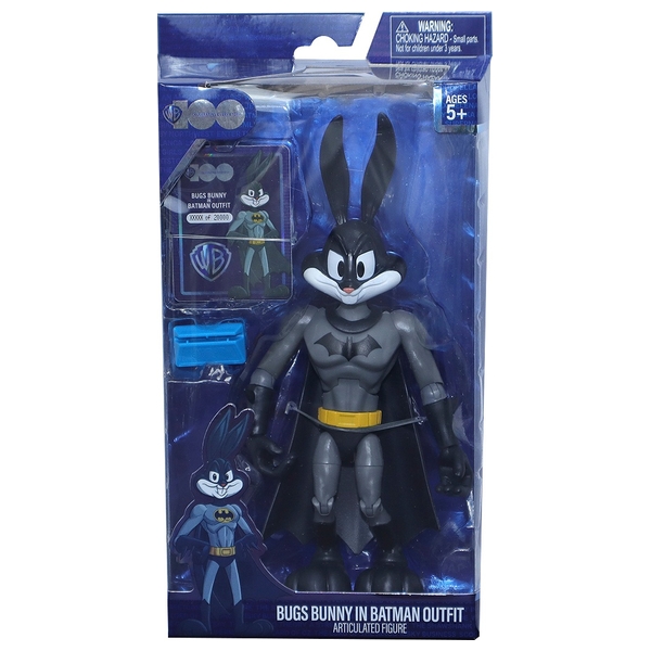 Warner Brothers 100 18cm Bugs Bunny in Batman Outfit Action Figure | Smyths  Toys UK