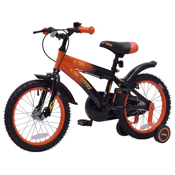 16 Inch Strike Orange & Black Bike | Smyths Toys Ireland