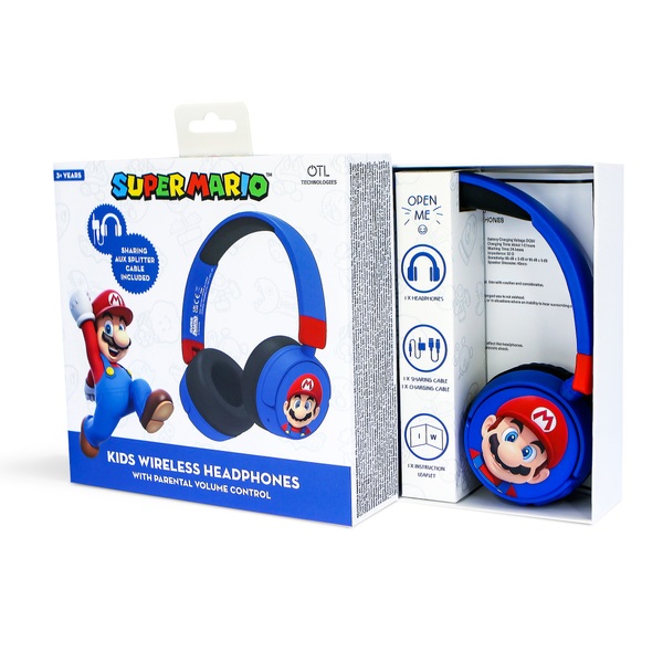 Casque audio sans fil Super Mario pour enfant