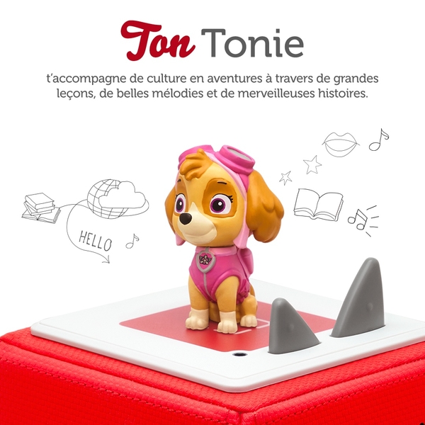 Figurine Tonie Ruben - Pat' Patrouille - TONIES® - Blanc - Audio pour Toniebox - Jeux