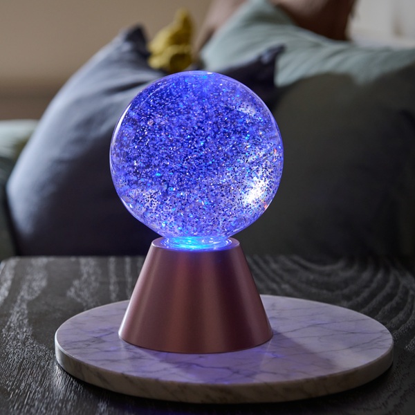 Cosmic Glow Colour Change Glitter Ball Lamp Smyths Toys UK