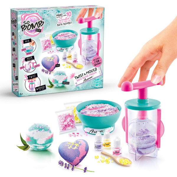 So Bomb DIY Aroma Twist'N Mould Bath Bomb Maker Smyths Toys UK