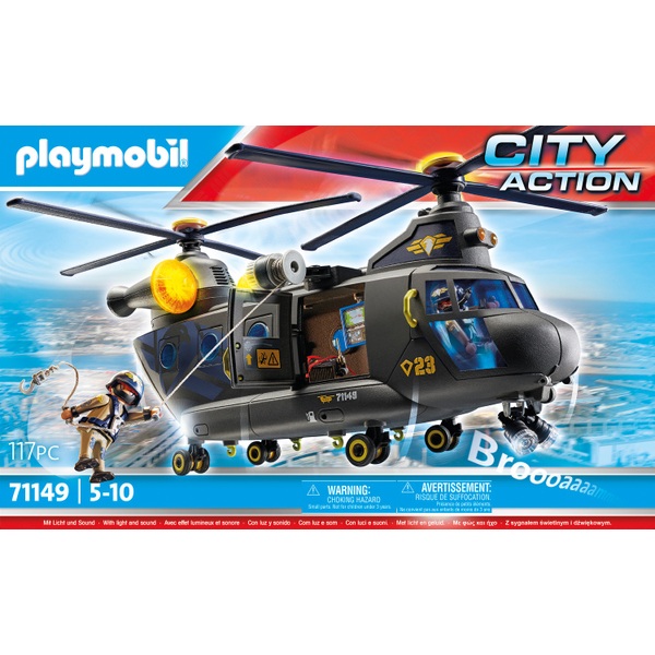 Playmobil - City Action 71149 Hélicoptère des Forces Spéciales