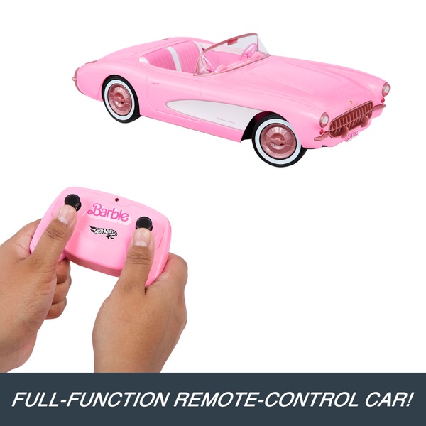 Barbie The Movie Hot Wheels Remote Control Barbie Corvette Car Smyths