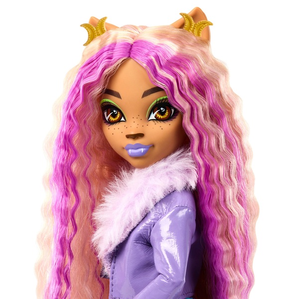 Monster High Skulltimate Secrets Clawdeen Wolf Doll Fashion Set with ...