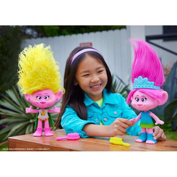 Trolls 3 Band Together Rainbow HairTunes Poppy Singing Doll | Smyths ...