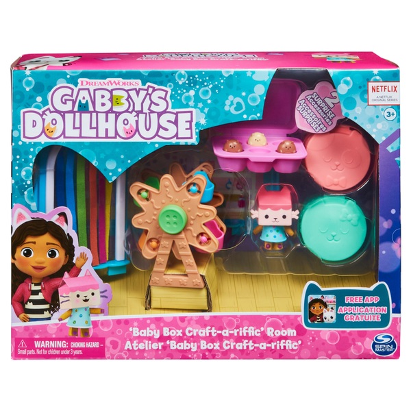 Gabby’s Dollhouse Baby Box Cat CraftaRiffic Room Smyths Toys Ireland