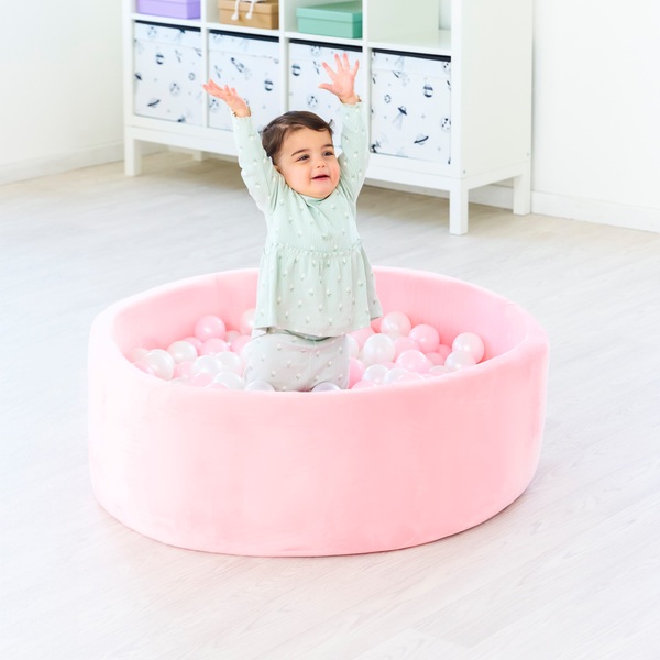 Play Factory Foam Ball Pit with 120 Balls in Pink | Smyths Toys Ireland