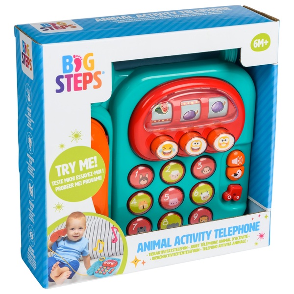 Big Steps Animal Activity Telephone | Smyths Toys UK