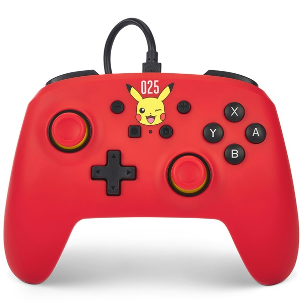  PowerA Pokemon Enhanced Wired Controller for Nintendo Switch -  Pikachu Lightning - Nintendo Switch : Video Games