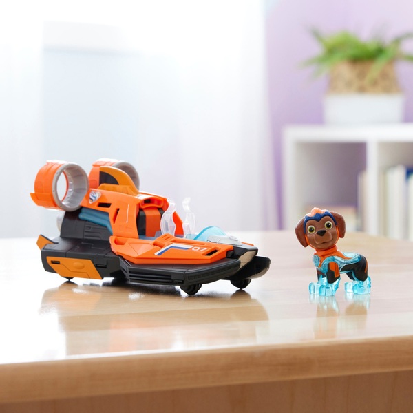 PAW Patrol The Mighty Movie Zuma's Mighty Movie Hovercraft Toy