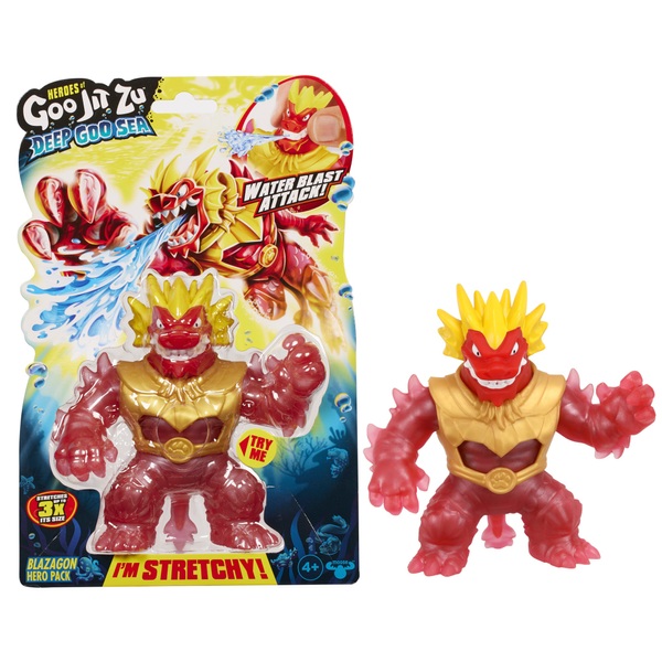 Heroes of Goo Jit Zu Deep Goo Sea Blazagon Hero Pack | Smyths Toys UK