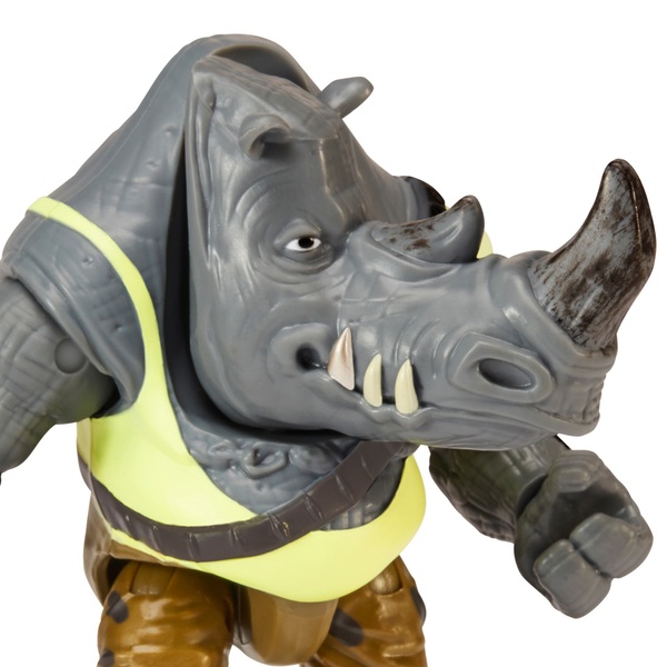 Teenage Mutant Ninja Turtles Mutant Mayhem Figure - Rocksteady | Smyths ...