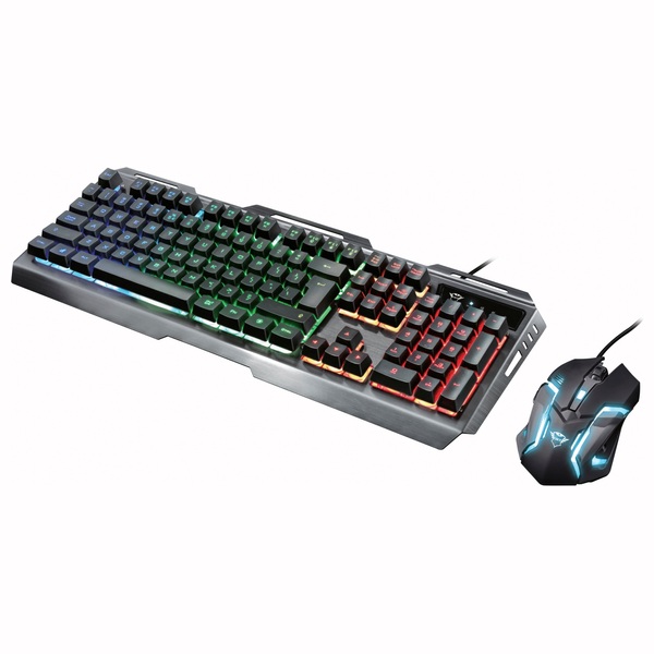 Trust GXT 845 Tural Gaming Bundle Keyboard and Mouse Smyths Toys UK