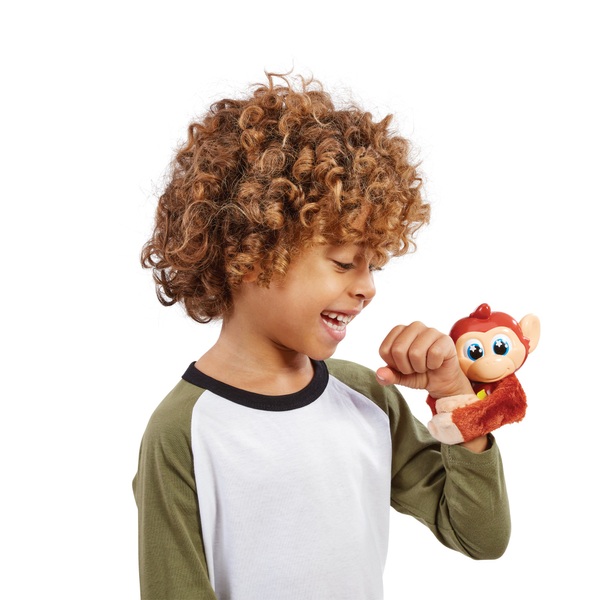 Animagic Little Snuzzlers Monkey Interactive Pet | Smyths Toys UK