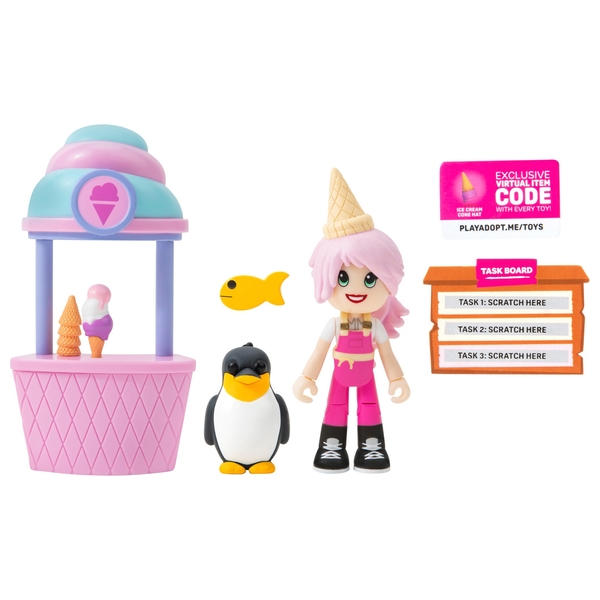 Adopt Me! Elsa and King Penguin Friends Ice Cream Parlour Pack Smyths