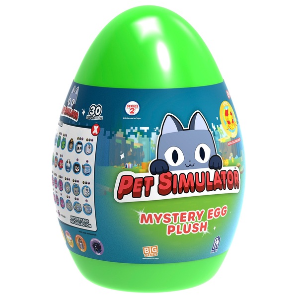 Pet Simulator X Blue 6 Inch Mystery Egg with Plush & DLC Code 2023 New