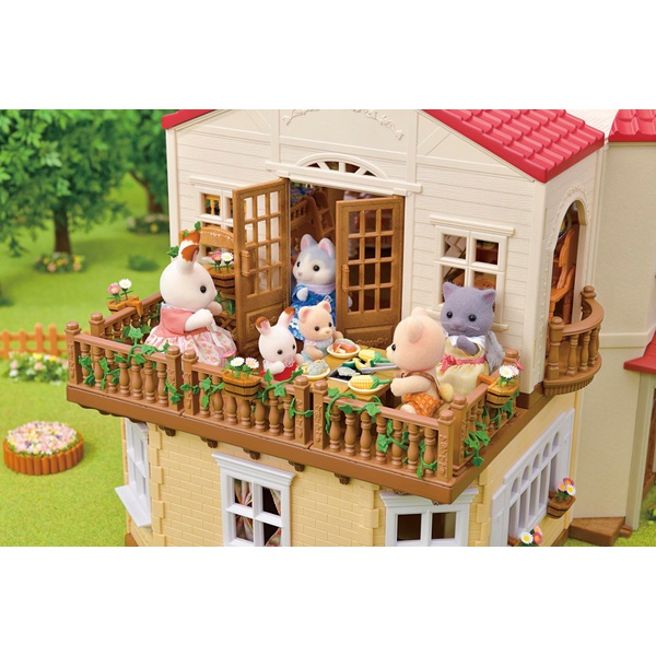 Sylvanian Families Red Roof Country Home Gift SetSecret Attic Playroom