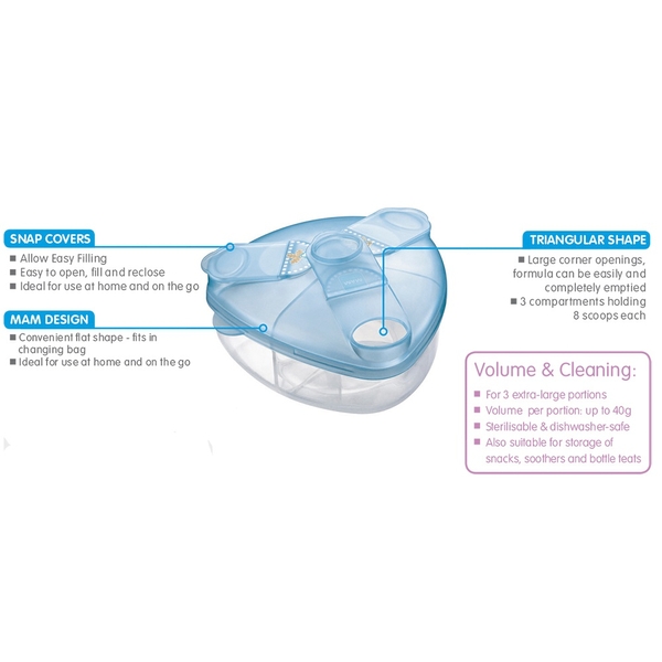 MAM Milk Powder Dispenser Assortment Smyths Toys UK