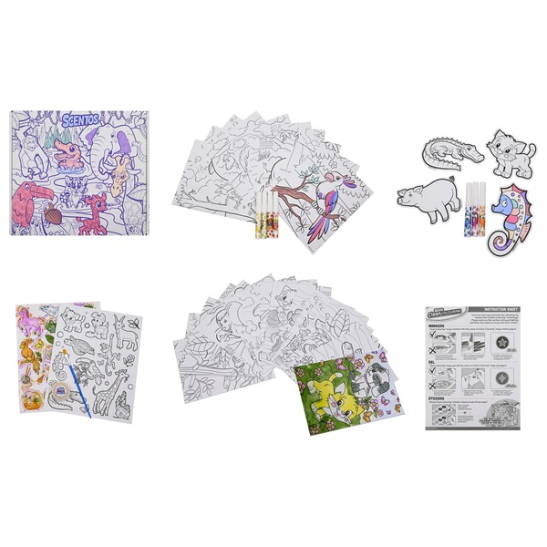 Scentos Clean Colouring Creatures Set | Smyths Toys UK