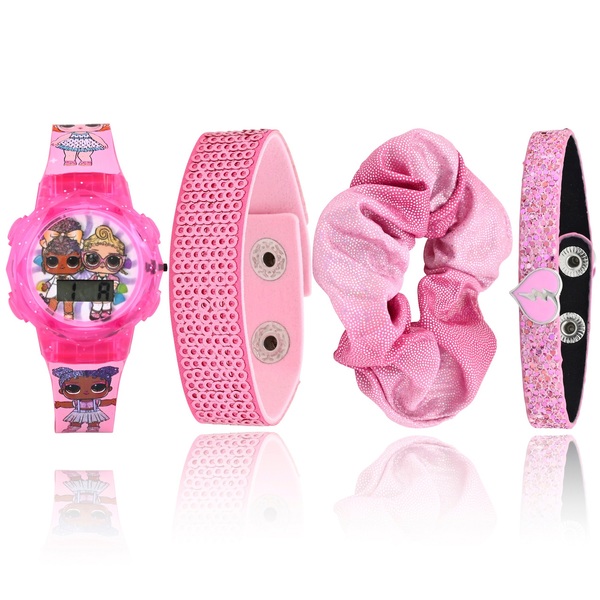 Amazon.com: Accutime Kids MGA LOL Surprise Hot Pink Digital LCD Quartz  Wrist Watch with Flashlight, Baby Pink Strap for Girls, Boys, Kids All Ages  (Model: LOL4662AZ) : Clothing, Shoes & Jewelry