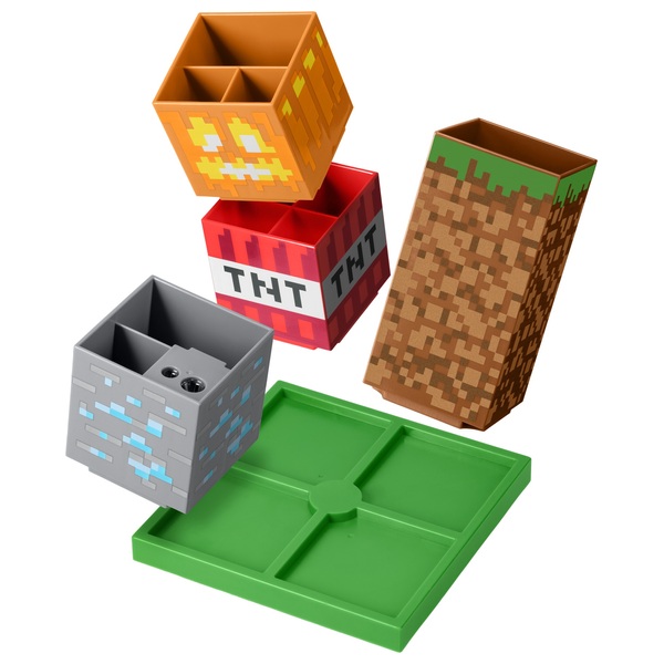 Minecraft Desktop Organiser Smyths Toys Uk 2359