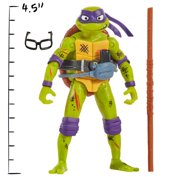 Teenage Mutant Ninja Turtles Mutant Mayhem – Donatello vs Bebop Action ...