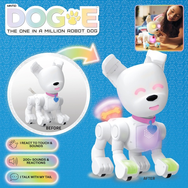 MINTiD DogE Interactive Robot Dog Smyths Toys UK