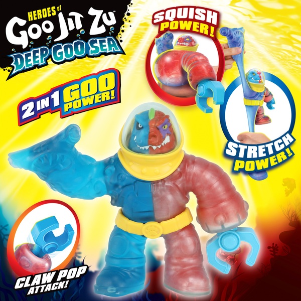 Heroes of Goo Jit Zu Deep Goo Sea Tyro Double Goo Pack | Smyths Toys UK