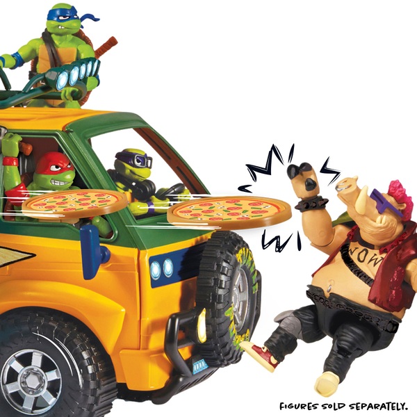 Teenage Mutant Ninja Turtles Mutant Mayhem - Pizza Fire Delivery Van