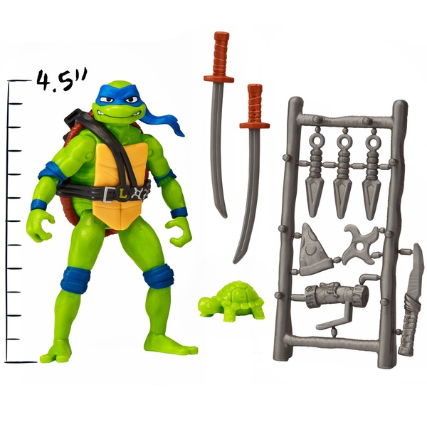 Teenage Mutant Ninja Turtles Mutant Mayhem Basic Figure Leonardo Smyths Toys Uk 2640