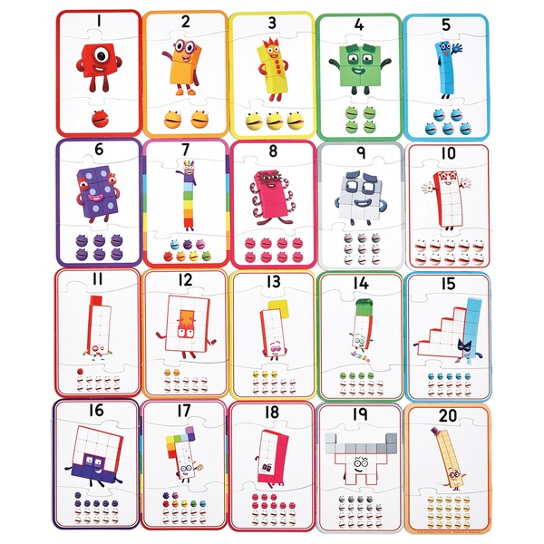 Numberblocks Counting Puzzle Set | Smyths Toys Ireland