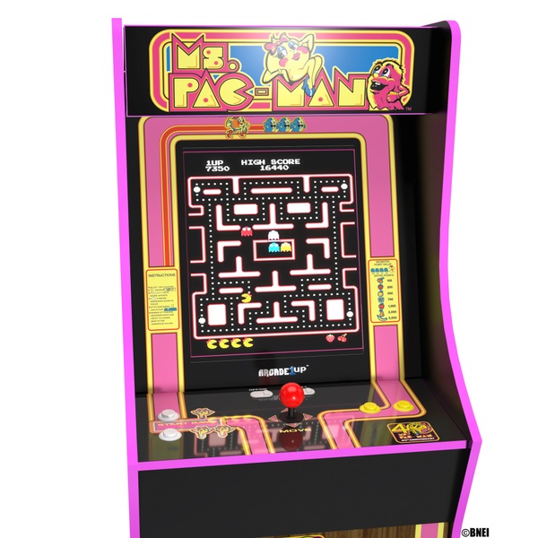 Arcade1Up Ms. Pac-Man 40th Anniversary Edition Cabinet with 10 