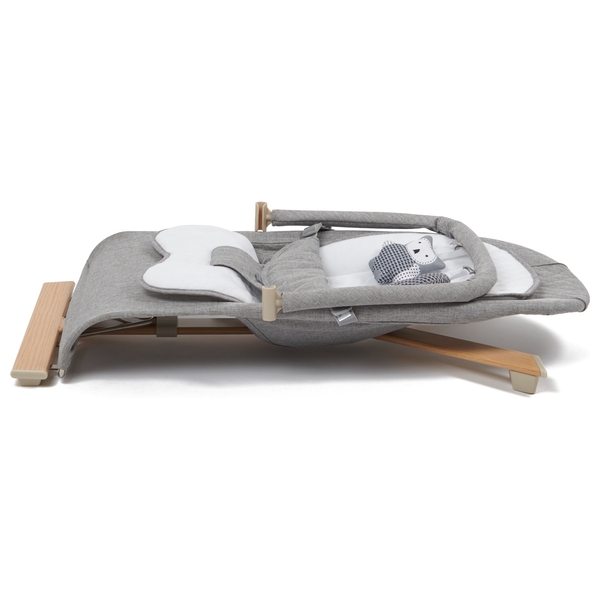 Nested Gravity Baby Bouncer Grey/Wood Smyths Toys UK