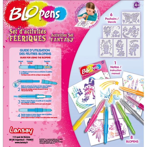 Blopens - Super Centre d'Activités Barbie® - Dessins et Coloriages