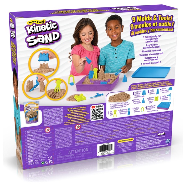 Kinetic Sand - Zandkasteel- Playset avec 1,13 kg de sable de plage