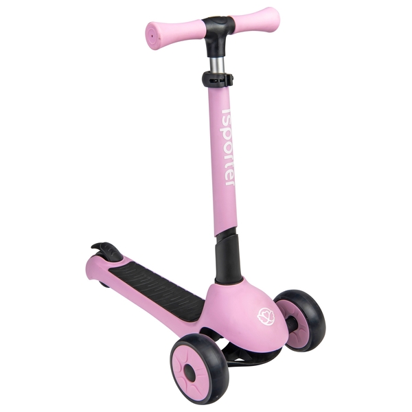 iSporter Deluxe Foldable LED Pink Scooter | Smyths Toys UK