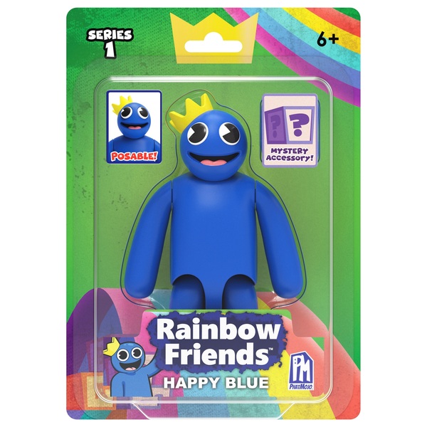 Rainbow Friends – Blue Action Figure (5 Tall Posable Figure,  Series 1) : Toys & Games